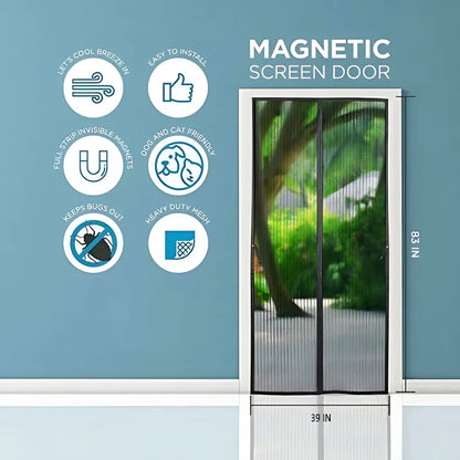 Magnetic Mosquito Screen Door Mesh